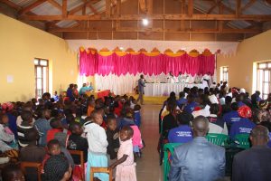 Gottesdienst zur Einweihung des Kindergartens in Mlangali